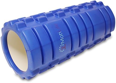 BEST Premium FOAM ROLLER Ideal for Runners, CrossFit, Massage Therapy, Deep Tissue Massage, Physical Therapy, Myofascial Release, Increased Flexibility & Muscle Recovery. Relieves Back Pain and Tense Muscles, Helps Avoid Muscle Injuries. Provides IT Band and Full Body Stiffness Relief. - 13" X 5.5" - 100% Satisfaction Guaranteed.