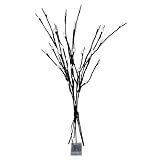 Mark Feldstein and Associates LB11W3TM LED Light Branch 36 Tip Willow with Timer and Try Me Package, White