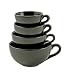 Nigella Lawson Living Kitchen Melamine Measuring Cups Set of 4 Black