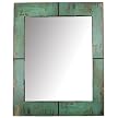 Wood Mirror - Blue
