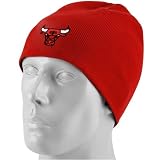 adidas Chicago Bulls Youth Red Basic Logo Skully Knit Beanie