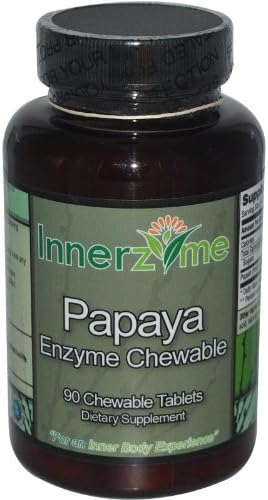 Innerzyme, Papaya Enzyme Chewable, 90 Chewable Tabs by Innerzyme