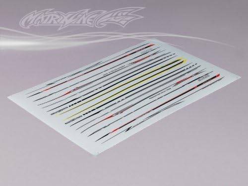 Matrixline RC #MR/A019 Stripes Decal Sheet Pattern D for most RC cars