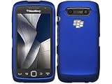 Blue Rubberized Hard Crystal Skin Case Cover for Blackberry Torch 2 Monza 9860 9850