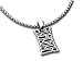 Sterling Silver Finestra Collection Pendant by Zina, 17