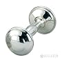 Empire Pewter Dumbbell Rattle