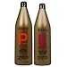 Salerm Cosmetics Protein Shampoo and Protein Balsam Conditioner Duo Set (36ounce and 34.6ounce)