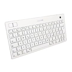 Keysonic KSK-3201 MacBT V3.0 Bluetooth mini-Tastatur mit integriertem Trackball wei�