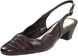 Easy Street Women's Ginger Slingback Pump,Brown Croc,10 W US