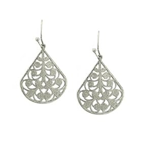 Silver Vine Earrings