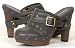 Designer CLOG MULE Round Toe Fashion Womens Gray