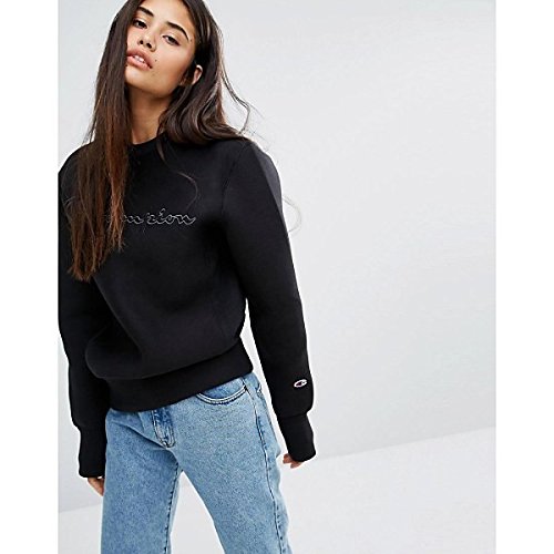 チャンピオン アウター パーカ＆スウェット Champion Oversized Sweatshirt With Shado Nbkblack [並行輸入品]