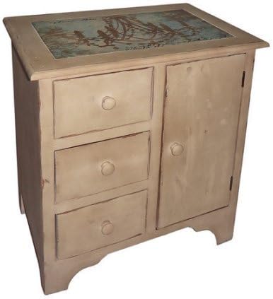 Cheungs 1 Door and 3 Drawer Cabinet