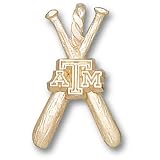 Texas A&M University ATM Bats Pendant (14kt)