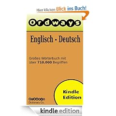 Ordways Englisch Deutsch Wörterbuch mit über 710.000 Begriffen