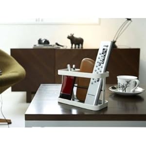 【クリックで詳細表示】リモコンラック タワー ホワイト MR-D WH