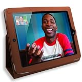 41bMpFQqVwL. SL160  APPLE IPAD 2 Tablet BROWN Faux LEATHER FITTED PLAIN Mini Note PC NETBOOK Hard Case Cover Sleeve with Built In Stand [WCD257]