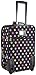 World Traveler Multicolor Paw Prints 20-inch Expandable Carry On Rolling Luggage