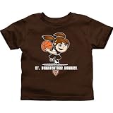 NCAA St. Bonaventure Bonnies Infant Girls Basketball T-Shirt - Brown