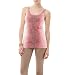 Michael Stars Snake Print Boyfriend Tank, One Size, Wht-coral