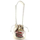 Lynn Drawstring Bag - Gold