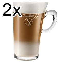 Senseo Latte Macchiato Glastasse, 260 ml, 2er Pack