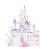 RoomMates RMK1546GM Disney Princess Glitter Castle Peel & Stick Giant Wall Decal
