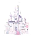 RoomMates RMK1546GM Disney Princess Glitter Castle Peel and Stick Giant Wall Decal