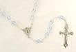 Pack of 8 December Sapphire Birthstone Glass Beads Rosaries 17.5"