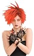 Black Lace Fingerless Gloves - 80's Accessories