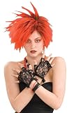 Black Lace Fingerless Gloves - 80's Accessories