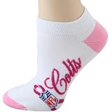 For Bare Feet Miami Dolphins Women's Breast Cancer Awareness Socks Medium
