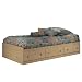 Contemporary Style Twin Size Mate's Bed