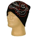 NFL "Logo Hype" Uncuffed Knit Beanie / Winter Hat - Cincinnati Bengals