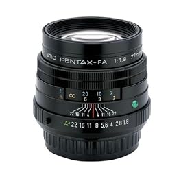 Pentax SMCP-FA 77mm f/1.8 Limited Lens with Case and Hood