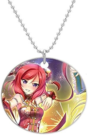 Love Live Nishikino Maki Minami Kotori Dance Custom Design Personalized Round Dog Tag Pet ID Tag Cat Tag Necklace Pendant