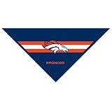 Denver Broncos Pet Dog Football Jersey Bandana M/L