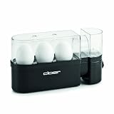 Cloer 6020 Eierkocher f&uuml;r 3 Eier, schwarz