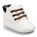 Voberry® Baby Boy's Girl's Warm Snow Short Boots First Walkers Shoes Sneaker (12~18Month, white)