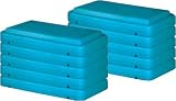 Set of 10 4 Green Fitness Step Decks