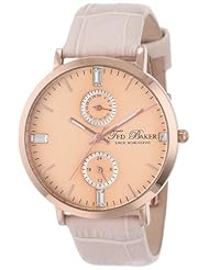 Ted Baker Womens TE2104 Smart Casual Rose Gold Dial Case Pink Strap Watch