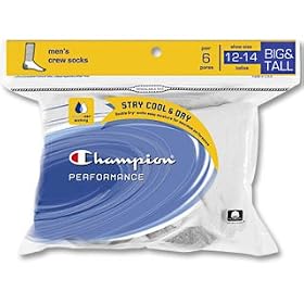 Champion Men's 6pack crew sock