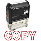 COPY Self Inking Rubber Stamp - Red Ink (42A1539WEB-R)