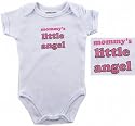 Baby-Says Bodysuit - Mommy's Little Angel, Newborn