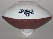TENNESSEE TITANS (6 1/2" long and 3 1/2" wide) Team Logo MINI FOOTBALL with Mini Tee