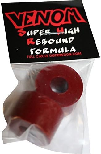Venom Downhill SHR Formula Red Skateboard Bushings - 91a