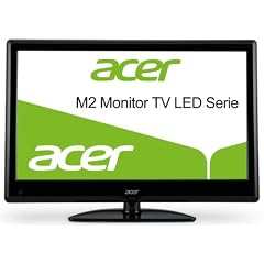 Acer M242HML 61 cm (24 Zoll) LED Monitor-TV, Energieeffizienzklasse B (VGA, HDMI, SCART, S-Video, 5ms Reaktionszeit, DVB-T) schwarz