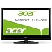 Acer M242HML 61 cm (24 Zoll) LED Monitor-TV, Energieeffizienzklasse B (VGA, HDMI, SCART, S-Video, 5ms Reaktionszeit, DVB-T) schwarz