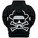 Breaking Bad - Heisenberg Skull Hoodie - Zip Sweatshirt