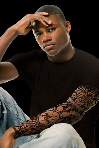 Fan's Ink NBA Philadelphia 76ers Tribal Tattoo African American